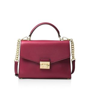 Sloan Leather MK Satchel